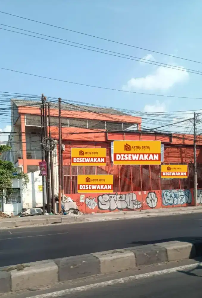 Disewakan ruko 3 lantai di pinggir jalan bantar gebang bekasi kota
