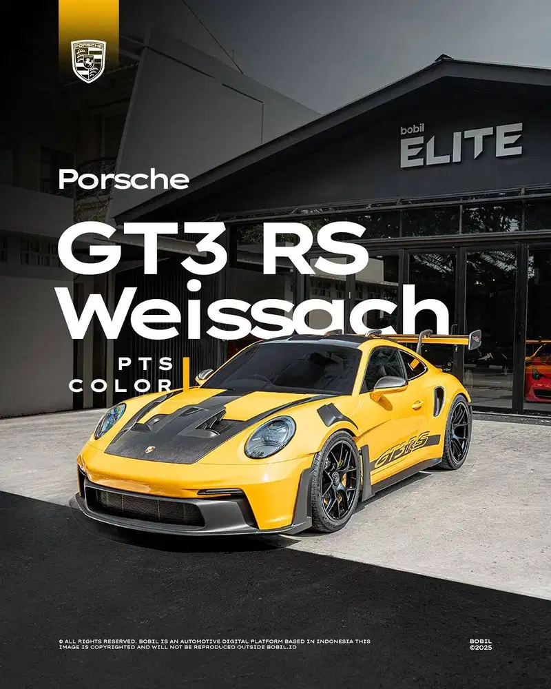 2025 Porsche 911 GT3 RS (992.1) Weissach Package Signal Yellow PTS