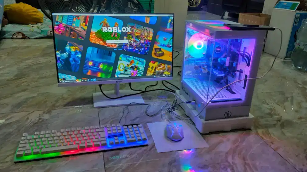 1SET PC SIAP PAKAI MULUS NOMINUS YUK DI GAS