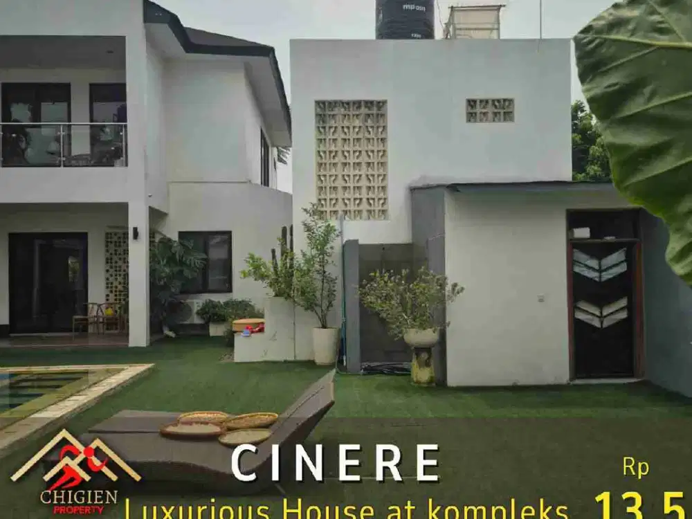 DIJUAL RUMAH. MEWAH DALAM KOMPLEK ELIT DI CINERE JAWA BARAT