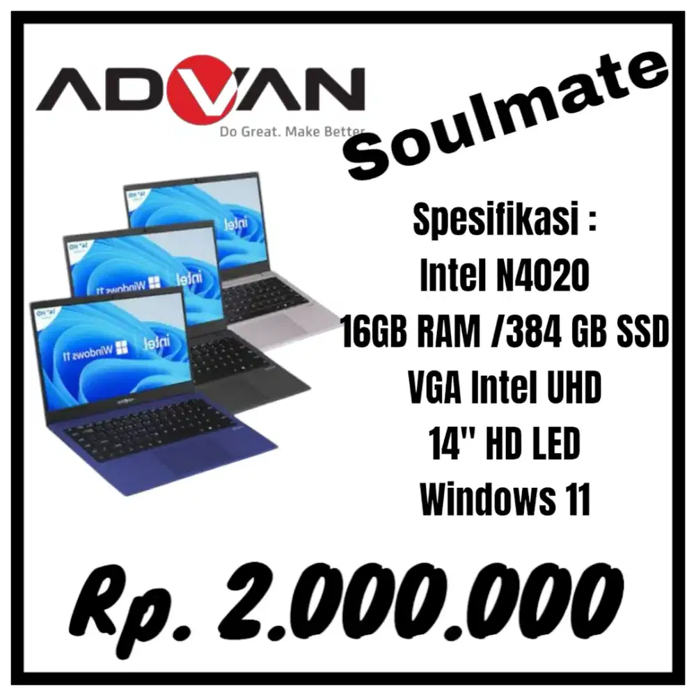 Advan Soulmate N4020 16Gb/384