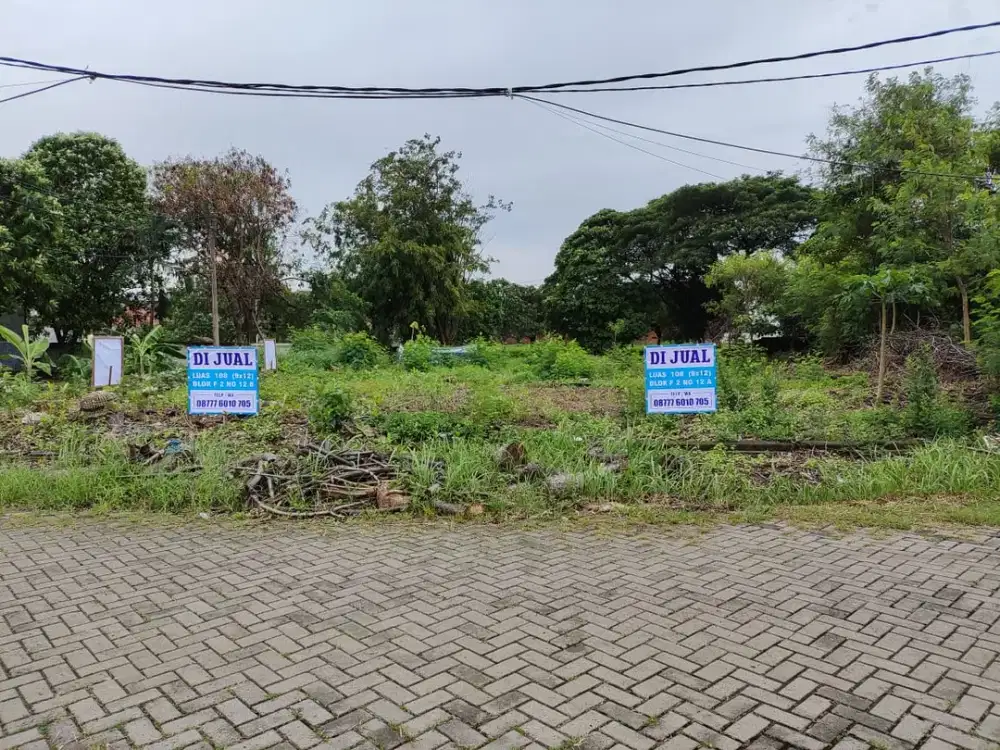 Tanah Kavling Taman Sentosa Cikarang Blok F Luas 108 Rp 379 Jt Siap Bangun