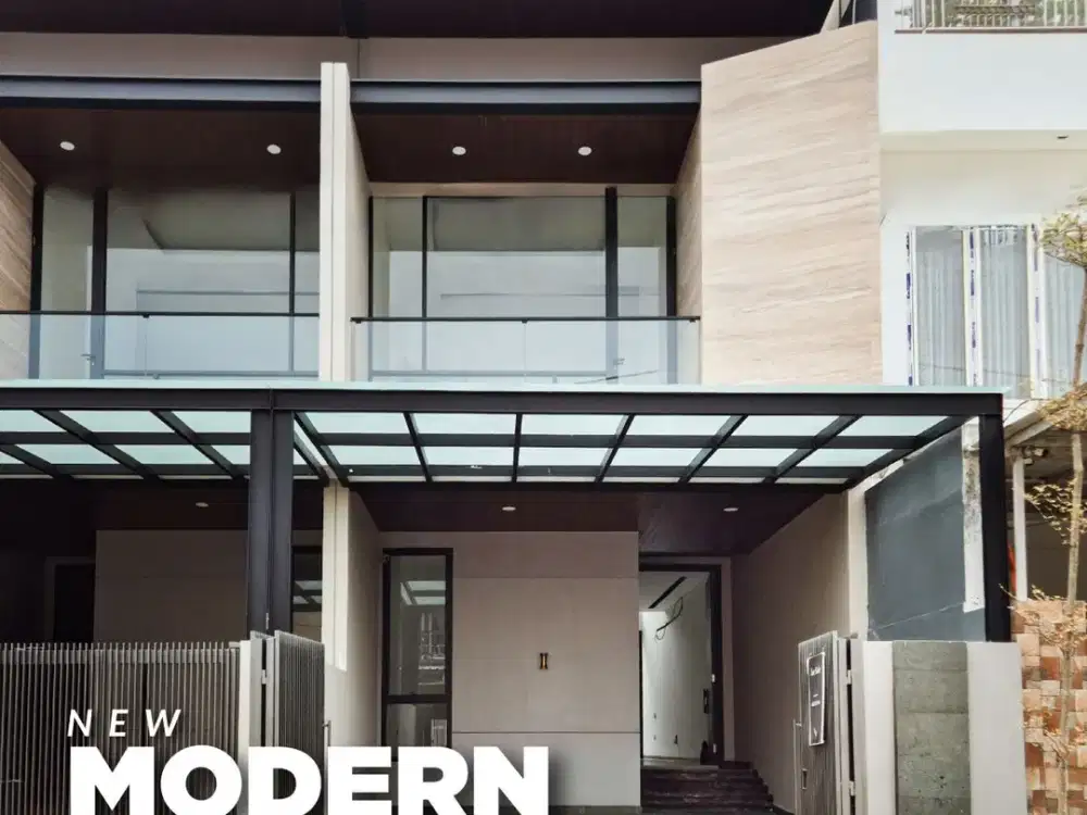 NEW Modern Tropical House Mewah Lokasi Strategis di Kupang Baru Surabaya Barat