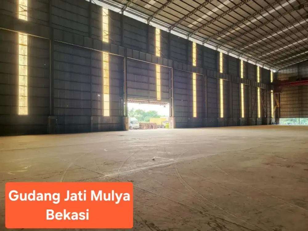 Gudang Luas Cocok buat SPX dan Pabrik non Limbah hanya 12 menit ke Pintu TOL Bekasi