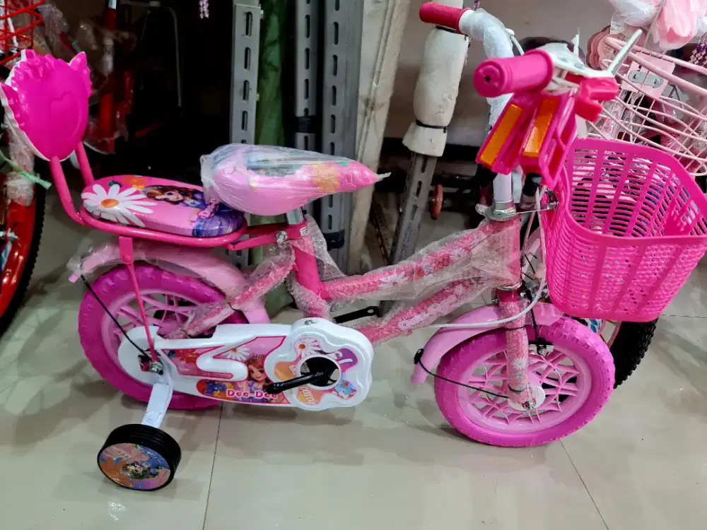 Sepeda Anak Perempuan Sepeda CTB 12 Inch Dee Dee ( Princess Shopia )