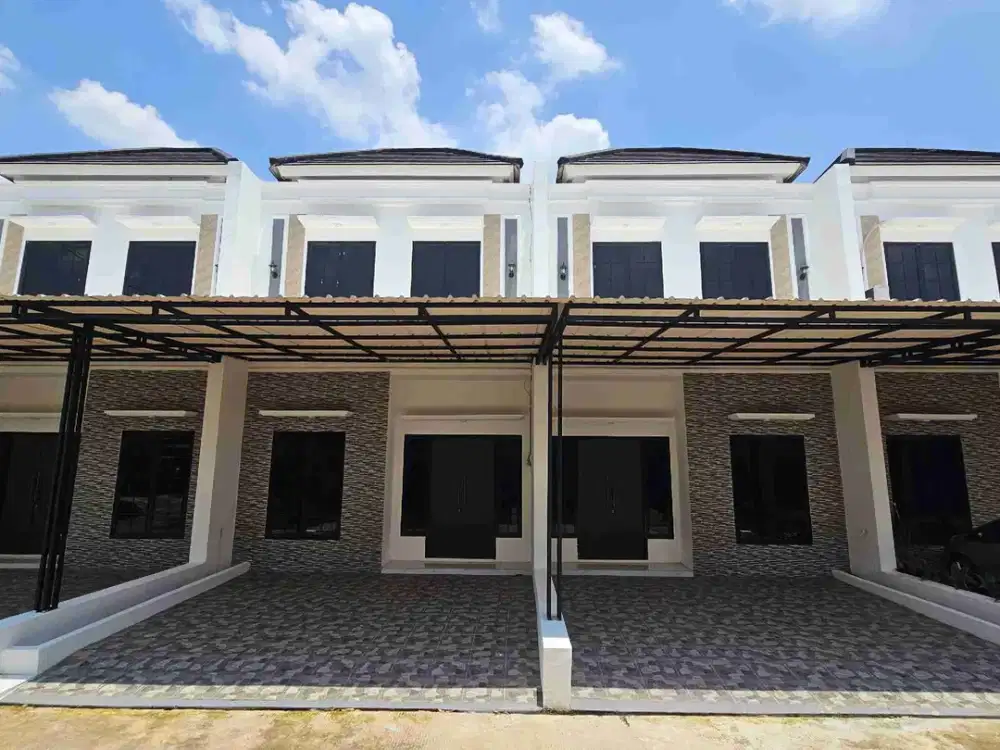 rumah 2 Lt, siap huni, KPR 0 DP, free biaya biaya