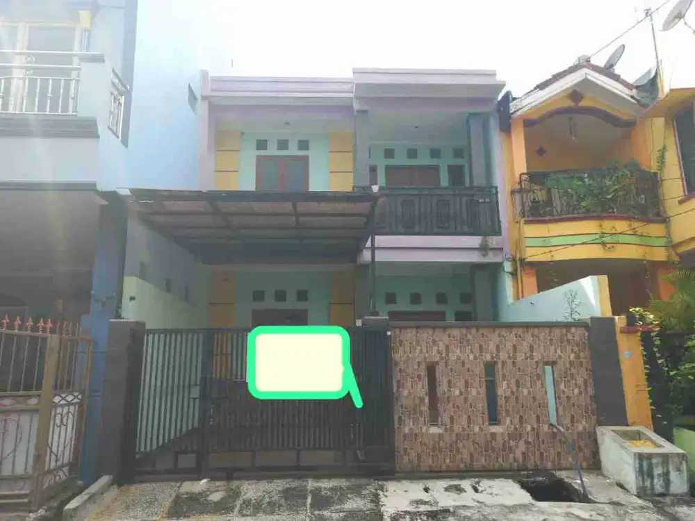 TURUN HARGA !!! RUMAH DIJUAL 2 LANTAI DI CLUSTER TAMAN HARAPAN BARU, PEJUANG