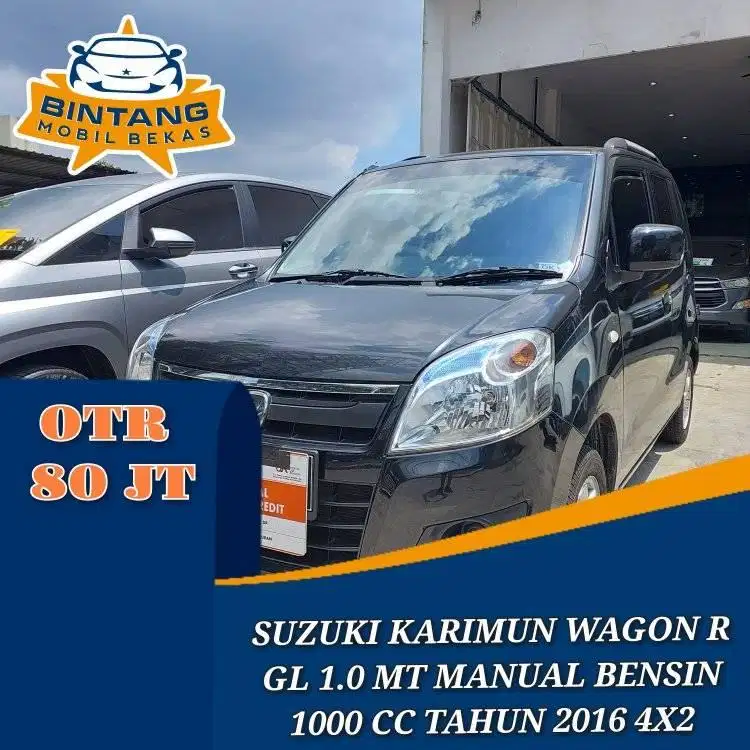 SUZUKI KARIMUN WAGON R GL 1.0 MT MANUAL 1000 CC BENSIN TAHUN 2016 4X2