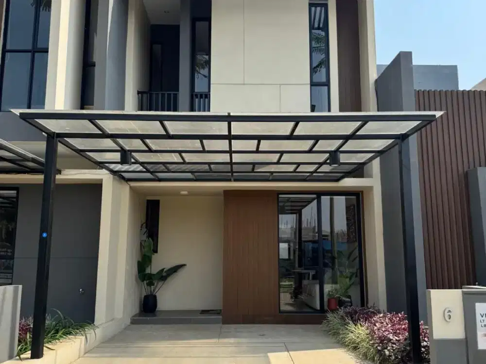 Rumah baru 2 Lantai dalam Cluster dekat Stasiun KRL Hierra BSD City