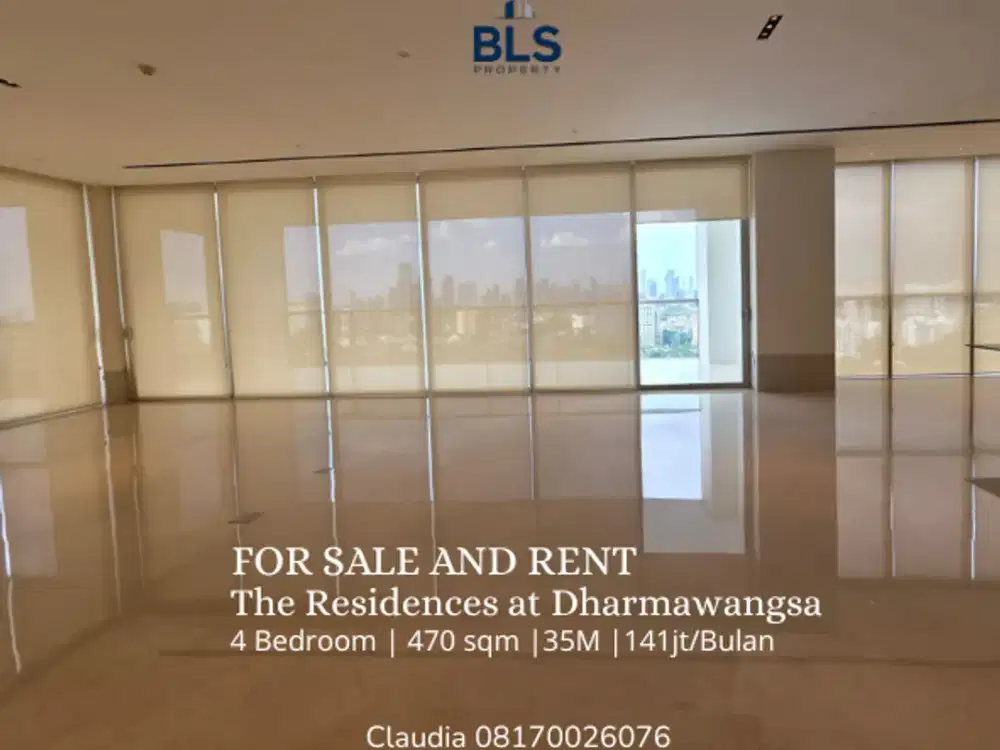 FOR SALE AND RENT Apartment The Residences at Dharmawangsa 4BR