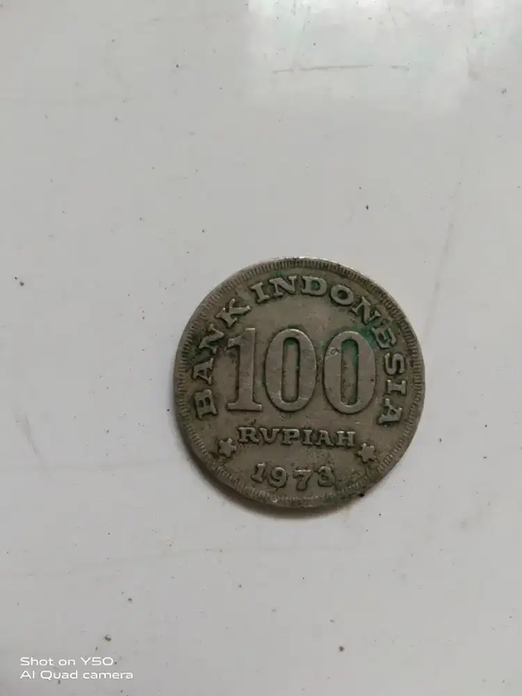 Koin 100 rupiah tahun 1973