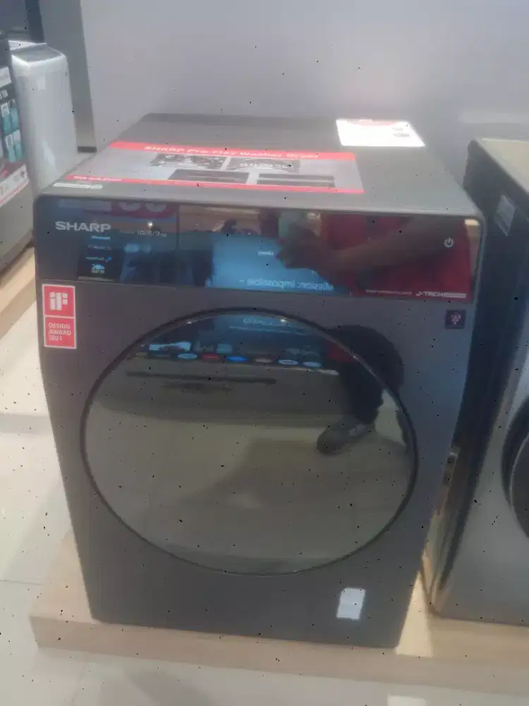 MESIN CUCI SHARP WASH & DRYER  10,5 KG