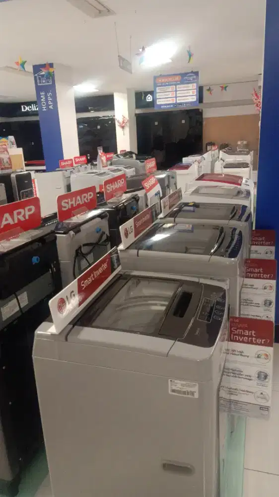 Kredit Mesin Cuci Sharp DP 0% by Home Credit