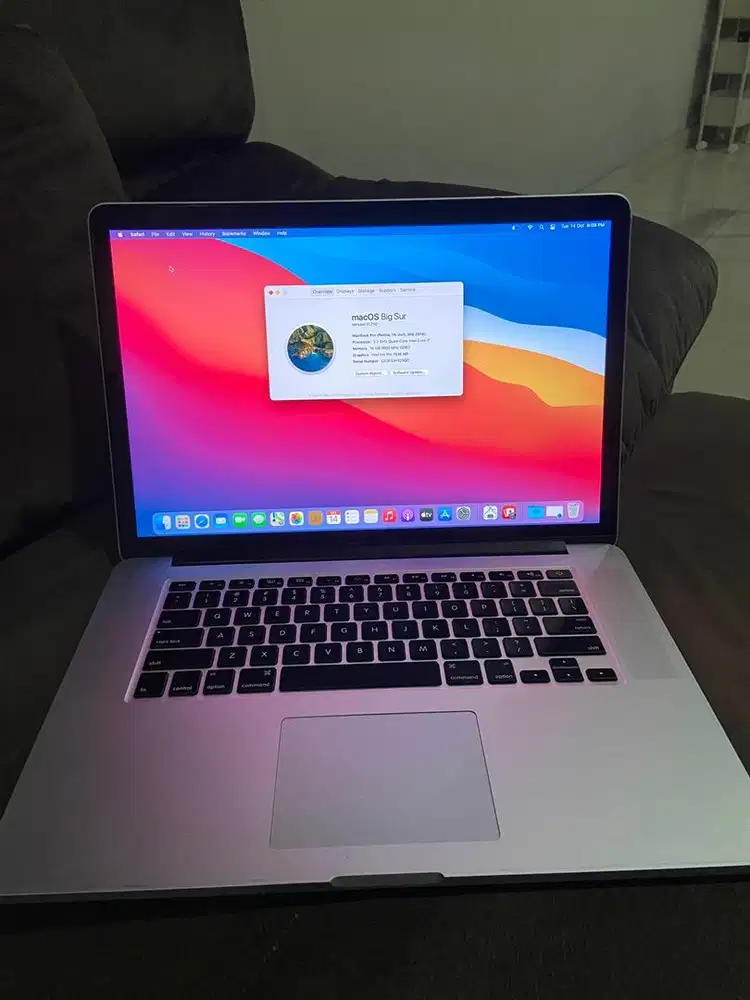 Macbook Pro 2014 15” 16/256 gb SILVER
