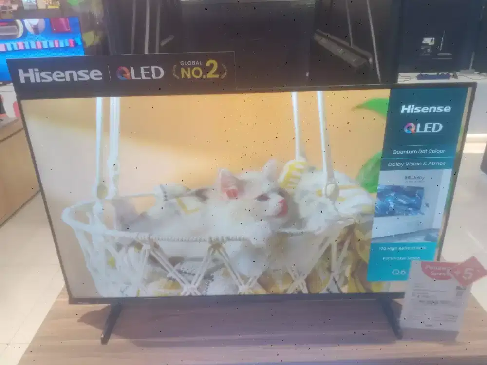 TV HISENSE 4K QLED GOGGLE 43 inch