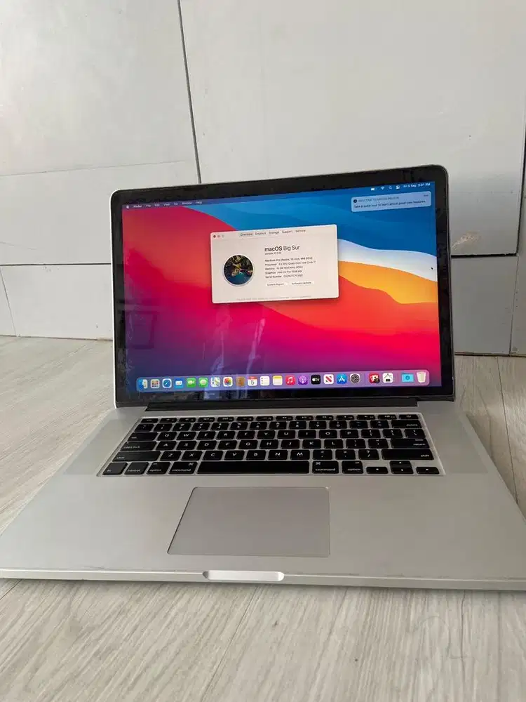 Macbook Pro 2014 15 inch 16/512 GB SILVER
