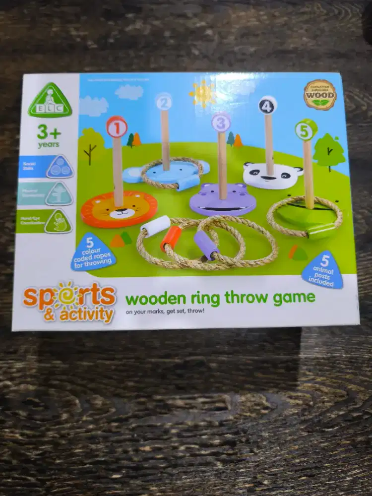 ELC WOODEN RING THROW SET