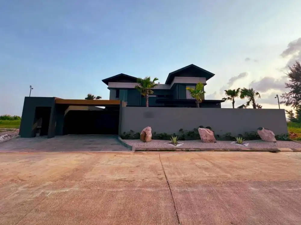 DIJUAL rumah 2 lantai Mewah Semi Furnished Japanese Looks di Neo Coastarina, Pasir Putih, Batam Center