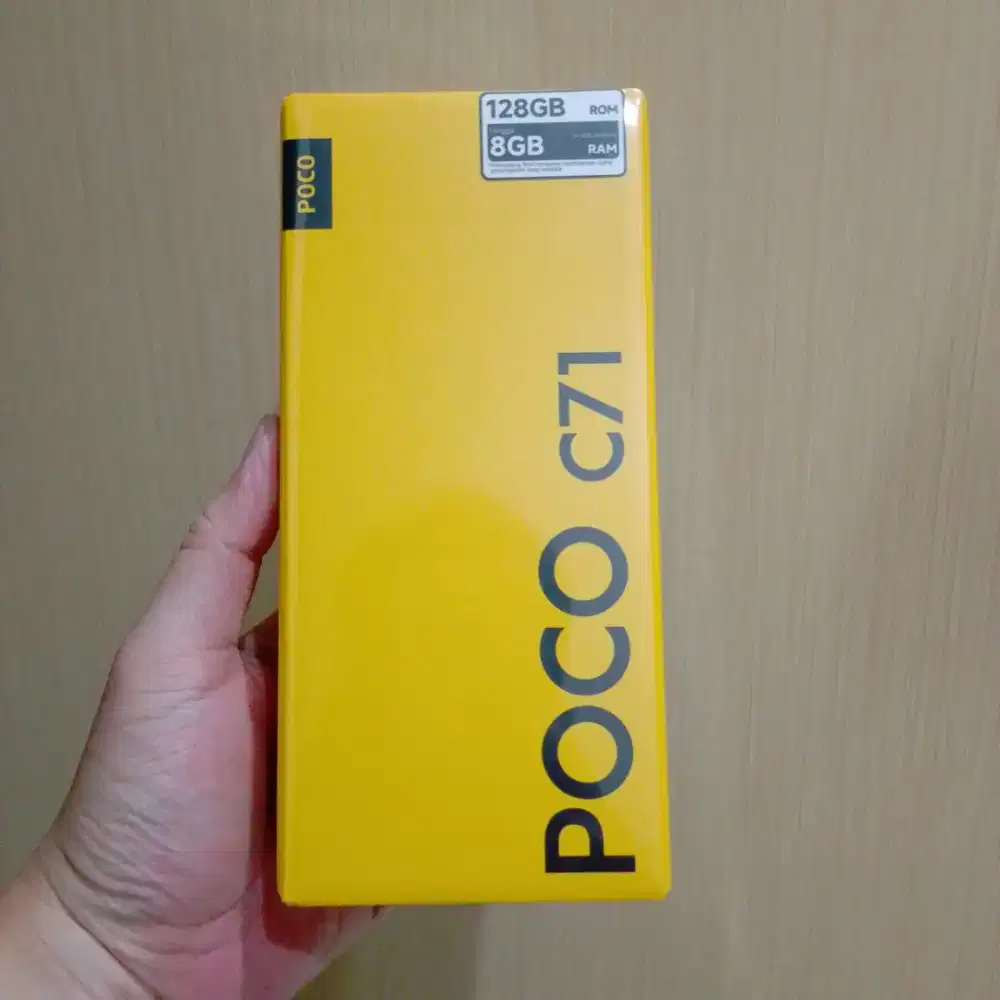 Poco C71 4/128, BARU Garansi Resmi, Bisa COD