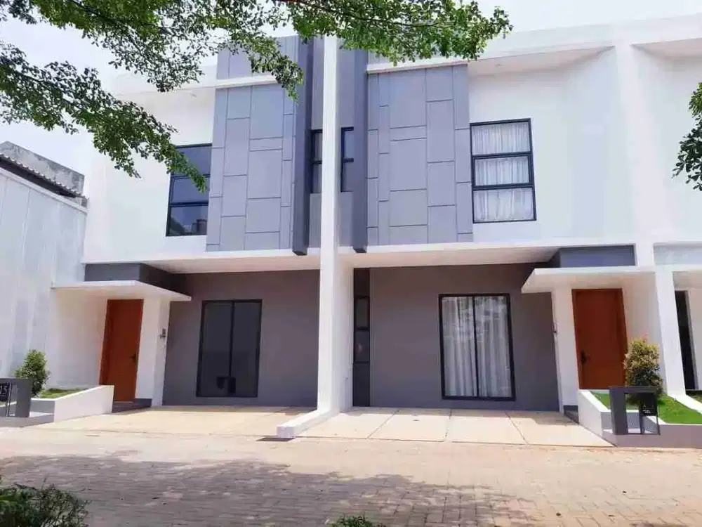 TOWNHOUSE 2 LANTAI SIAP HUNI DEKAT PINTU TOL BSD