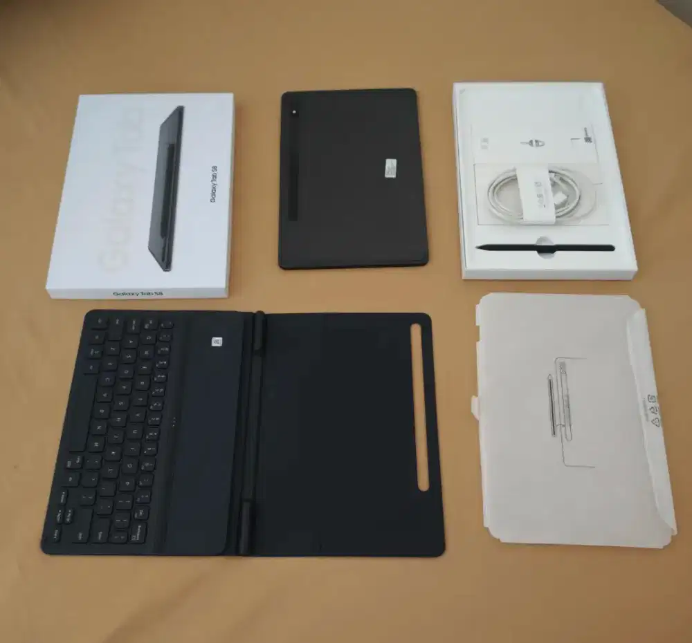 Samsung Tab S8 8/128gb SEIN Resmi + Keyboard original