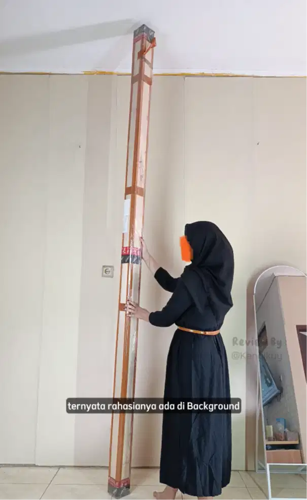 Background BESAR - Paper Kertas Polos 2.72 m x 5 m - Warna NUTMEG