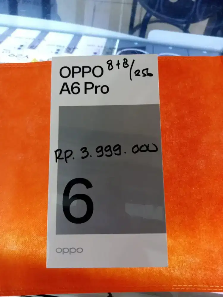 Oppo A6 pro 4G 8/256 garansi resmi 1thn
