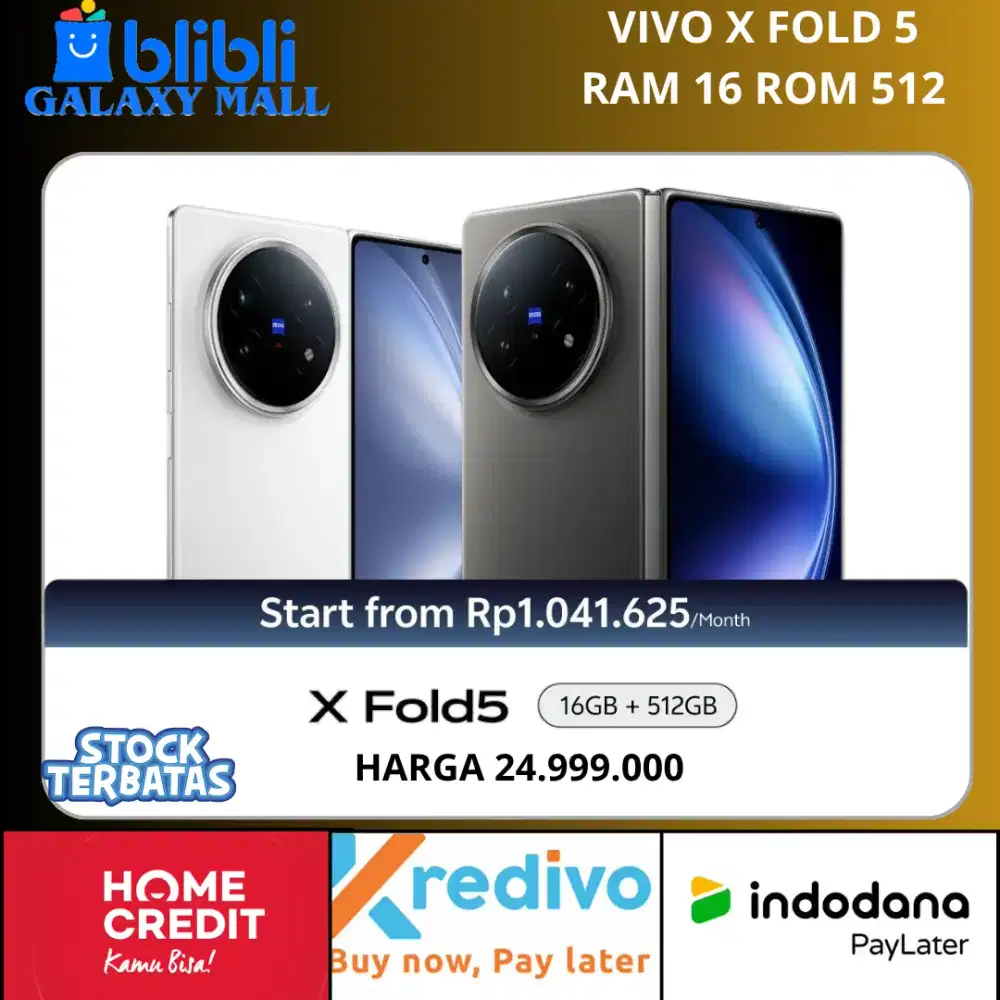 Vivo X Fold 5 Stock Terbatas Cicilan 0 Persen