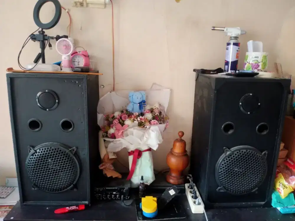 2 pcs speaker full bass
