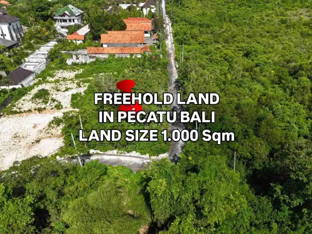 Tanah 650m dari Jalan Utama Pecatu Uluwatu Badung Bali