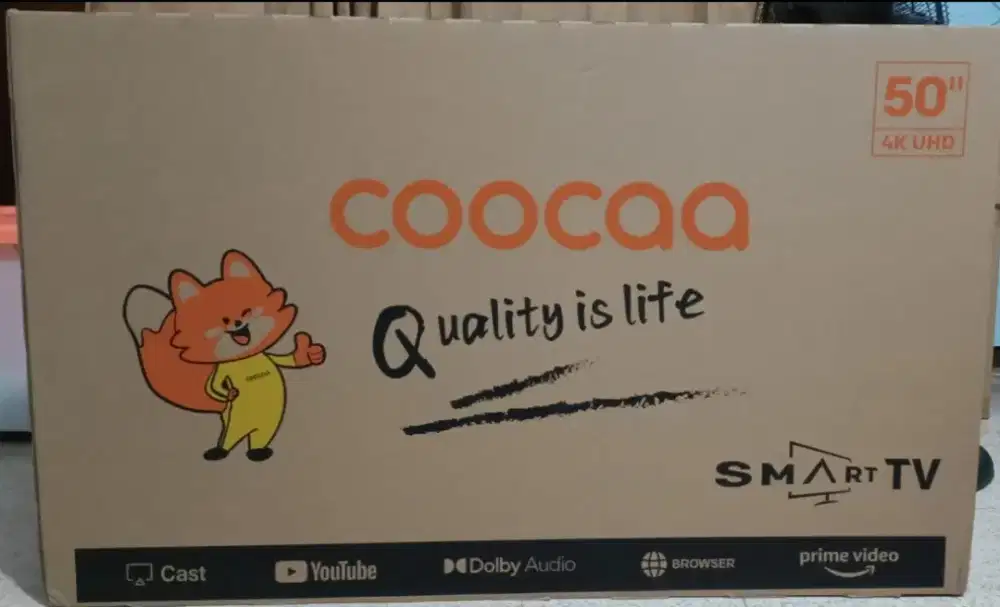New LED Coocaa Smart TV 50S3U Pro 4ak Garansi resmi 3 Tahun