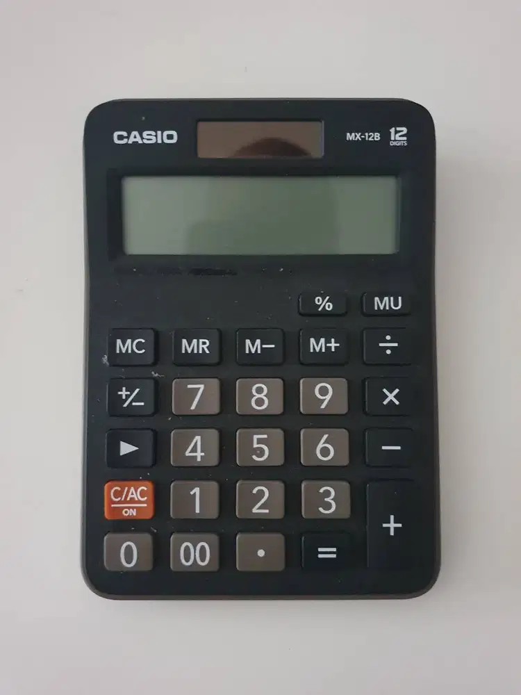 Kalkulator CASIO MX-128 12 Digit Solar Cell and Battery