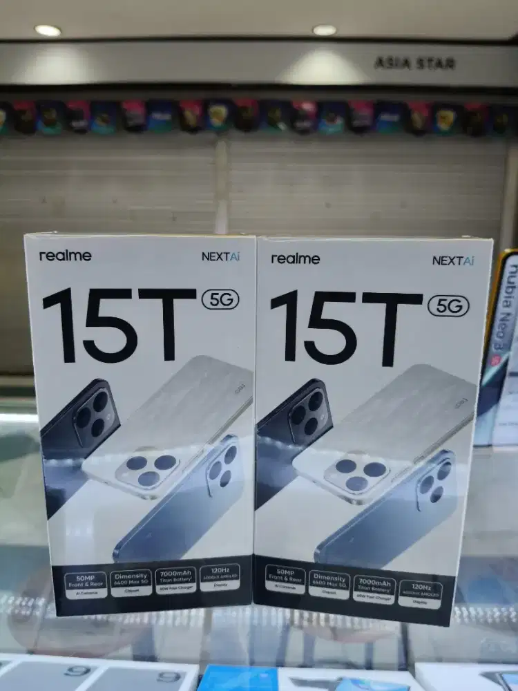 REALME 15T 5G, 8/128 ,Silver,Blue&Titanum, 100% Original