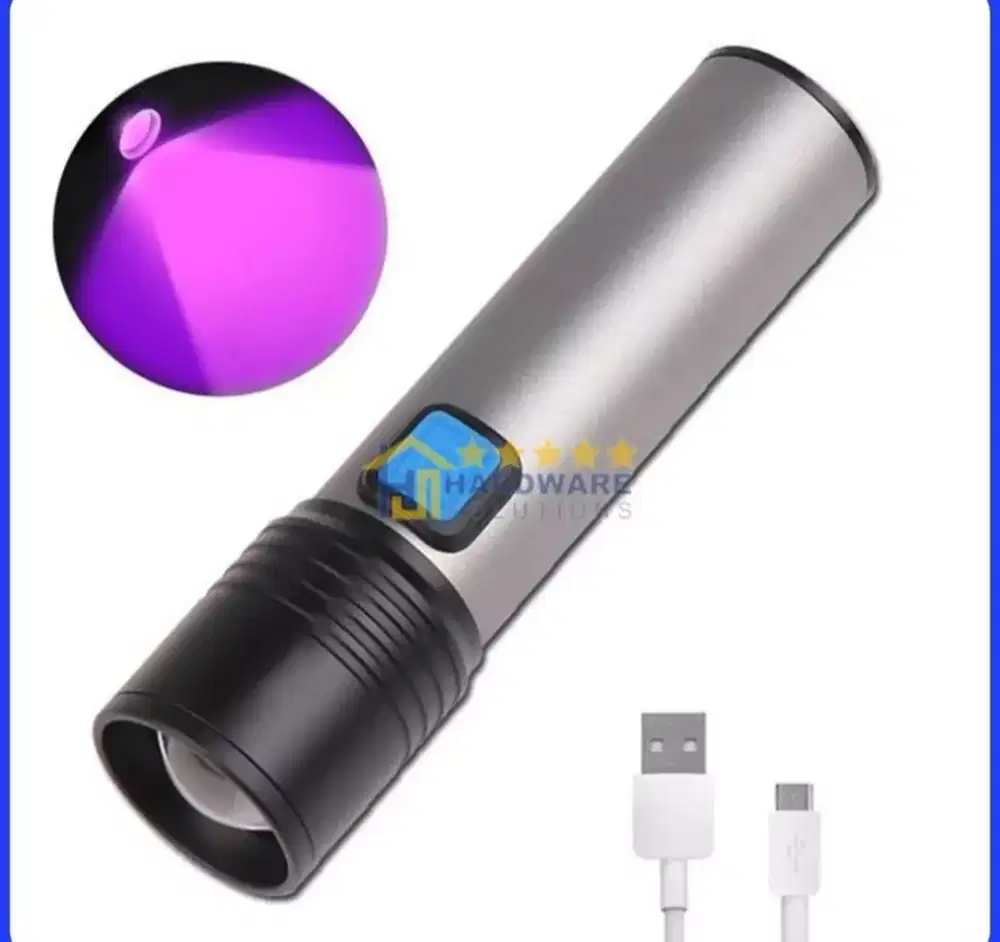 senter UV rechargeable