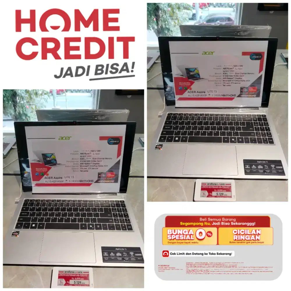 PROMO ACER ASPIRE LITE 15 Rayzen 5 WINDOWS 11 + OHS