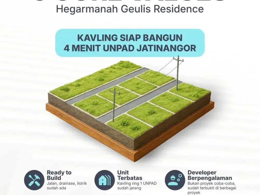 Tanah Dijual Jatinangor – 4 Menit ke Kampus Unpad dan ITB