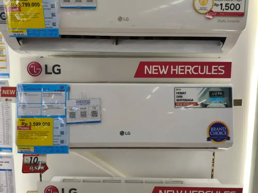 Promo AC 0.5 PK LG Bisa Cicilan Tanpa DP Gratis 2x Cicilan