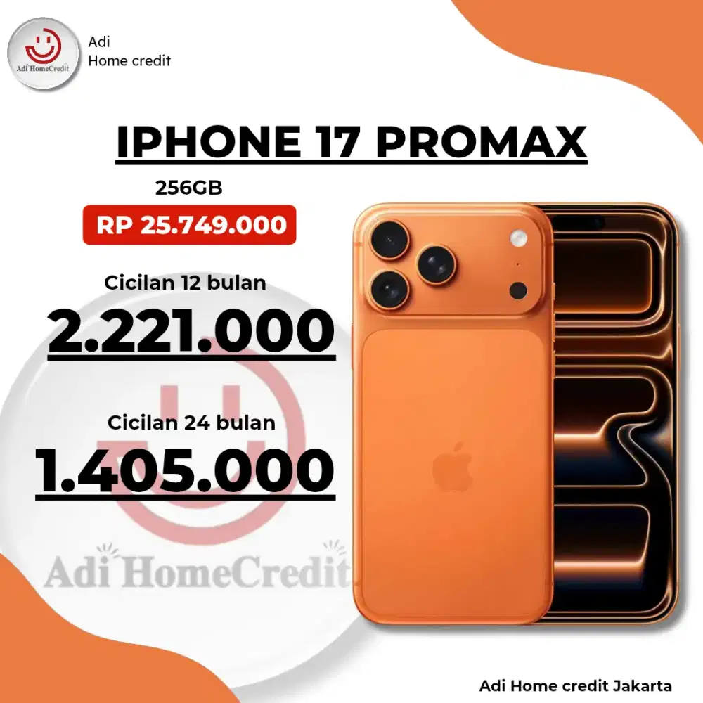 IPHONE 17 PROMAX BISA KREDIT CUKUP KTP