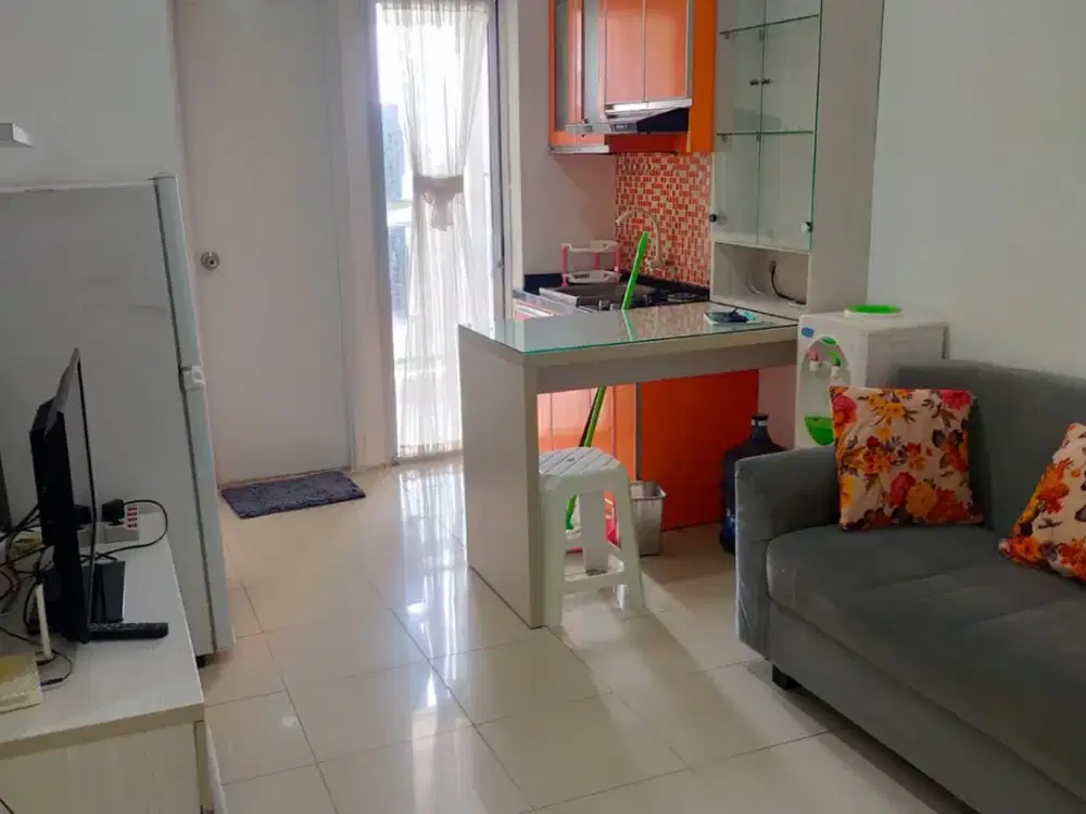APARTEMENT 2 BED VEND GREEN PRAMUKA CITY FAGIO INCLUDE BALIK NAMA TOWER PERTAMA FURNISH LENGKAP VIEW KOLAM BERENANG