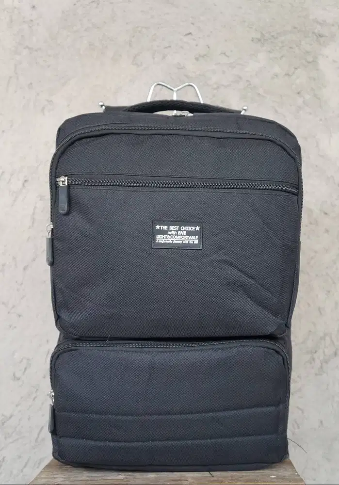 Ransel Pria BnB | Backpack BnB | Tas BnB Hitam