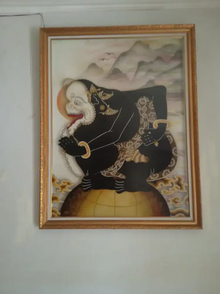 Lukisan kaca Eyang Semar