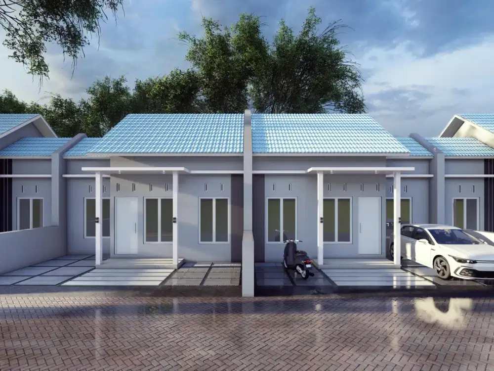 Rumah model industrial tipe 36/80 harga 300 juta All in di Solo Raya