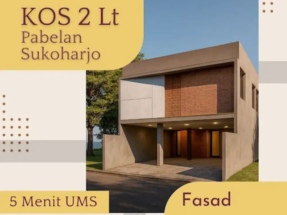 Ring 1 UMS Kawsan Resto dan Cafe Kost Pesan Bangun Full Interior