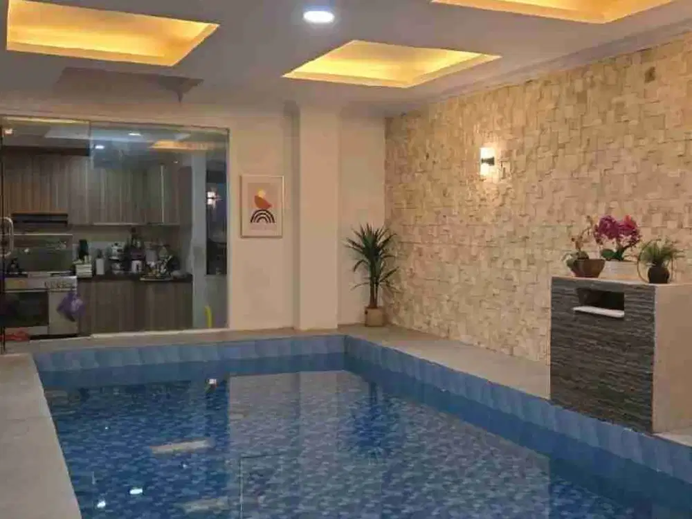 Jual Cepat BU, Rumah Komp IDI Pettarani Lengkap Kolam Renang Pribadi