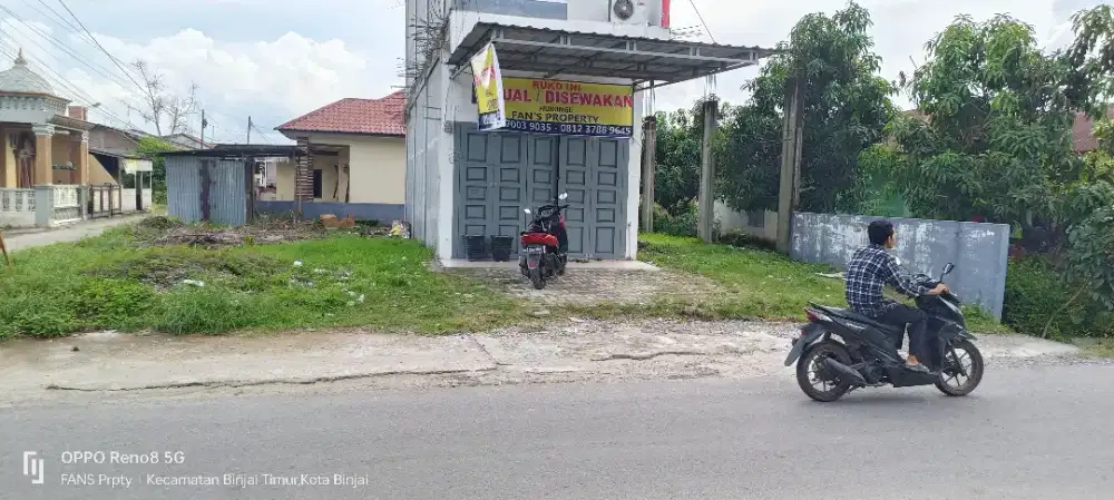 Dijual Cepat Tansh dan Ruko 2,5lantai Murah bawah HargaPasaran Binjai