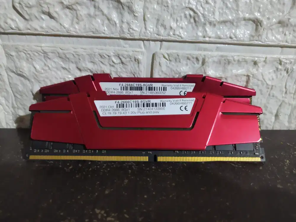 Ram DDR4 2x8GB (16GB) 2666Mhz