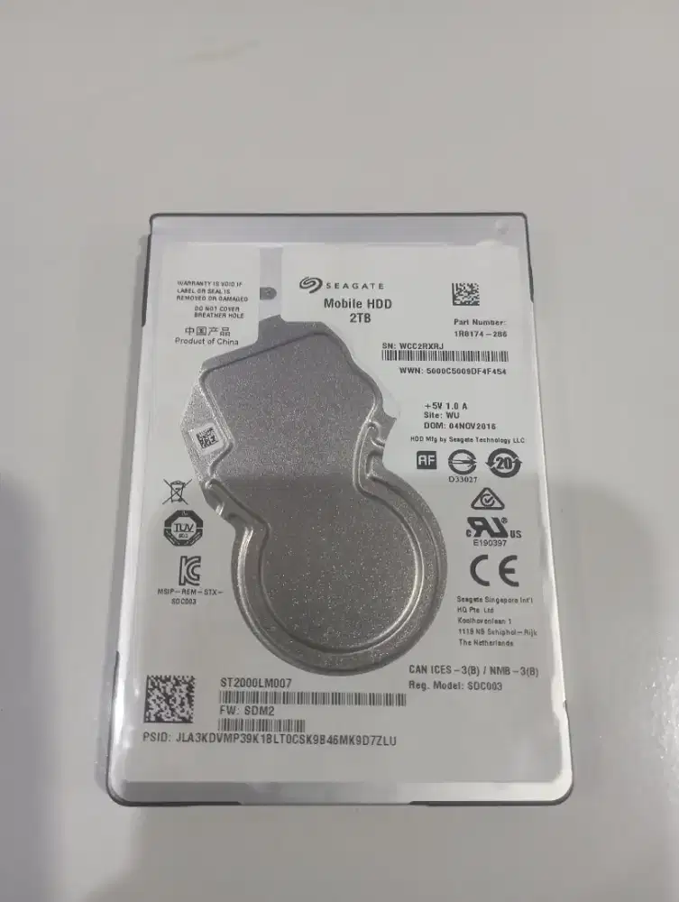 Harddisk SeaGate 2 TB