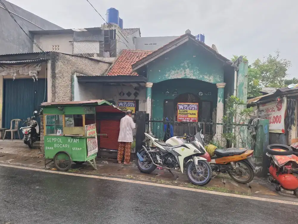 Rumah pinggir jalan untuk usaha