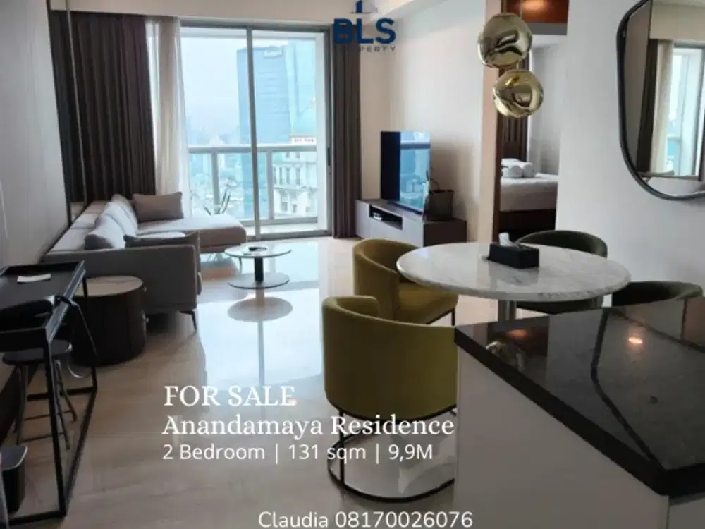 FOR SALE Apartement Anandamaya Residence 2BR