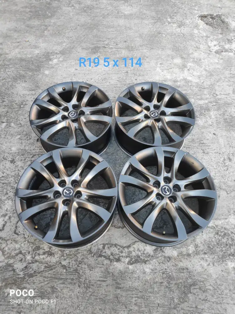 OEM MAZDA CX5 R19 pcd 5 x 114 lebar 7,5 offset 45